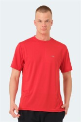 Slazenger St14Te047 Oswın Ktn Erkek T-Shirt Kırmızı 