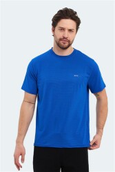 Slazenger St14Te047 Oswın Ktn Erkek T-Shirt Mavi 