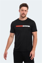 Slazenger St14Te064 Nels Erkek T-Shirt Siyah 