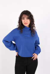 Soul 31451-Fw Kadın Sweatshirt Mavi 