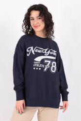 Soul 31819 Kadın Sweatshirt Ss Lacivert 