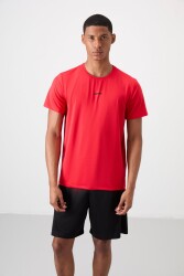 Tommy Life T15Er-88384_01 Erkek T-Shirt O Yaka Kırmızı 