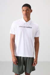 Tommy Life T15Er-88393 Erkek T-Shirt Polo Yaka Beyaz 