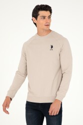 U.S. Polo Assn. G081Sz082-1926848 Erkek Sweatshirt Krem 